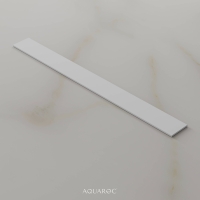 Matte White Stone Splashback Upstand 1200mm
